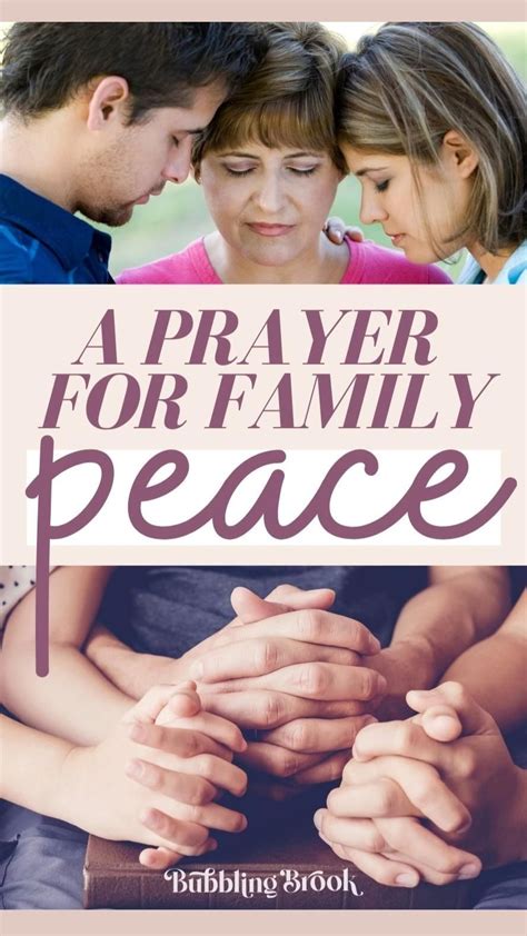 A prayer for peace in the family – Artofit