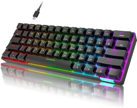 Laptop Keyboard PC Wireless Keyboards 60% Bluetooth Mechanical Keyboard RGB LED | eBay