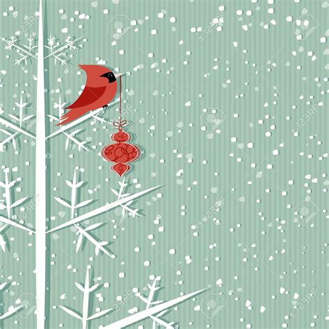 free winter bird background - Clip Art Library