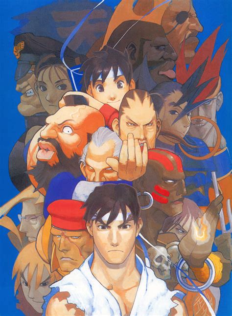 SF Alpha 2 Characters Art - Street Fighter Series Art Gallery