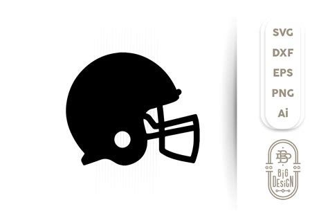 Football Helmet SVG - Football Svg , Helmet Silhouette