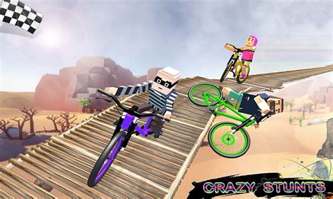 Blocky Kids BMX Cycle Racing Game