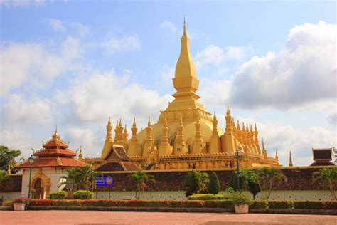 Pha That Luang Stupa in Vientiane, Laos - Vientiane Attractions