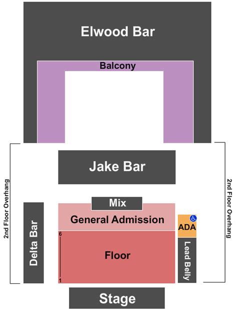 House Of Blues New Orleans Seating Chart - New Orleans