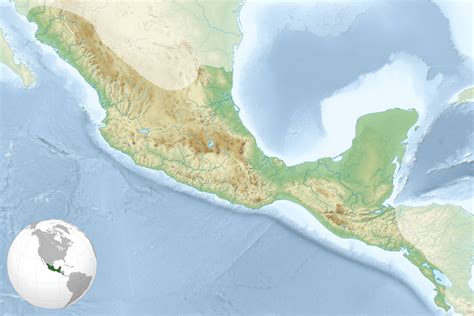 Mesoamerica Map Modern