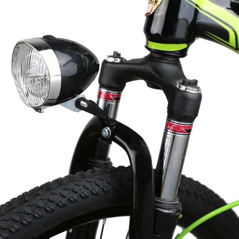 New Retro 3 LED Front Bicycle Bike Head Tail Light Lamp Flashlight Use AAA*3 Headlight Mountain ...