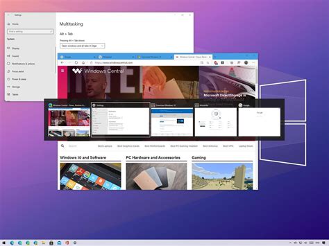 How to customize Alt + Tab for Microsoft Edge open tabs on Windows 10 October 2020 Update ...