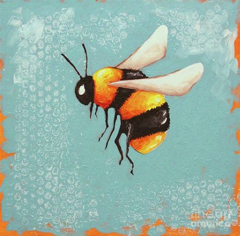 Bee Painting Painting by Lucia Stewart - Fine Art America