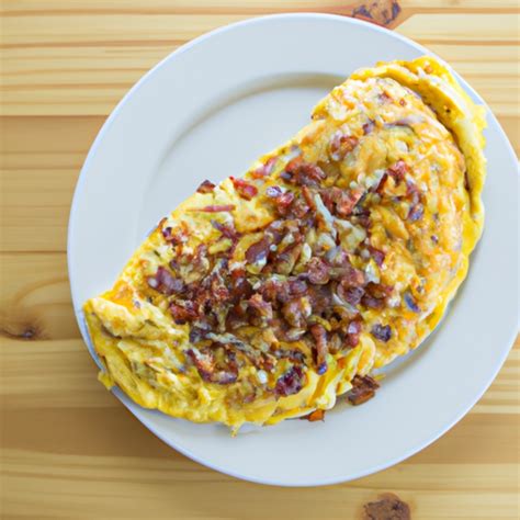 Sausage Onion Provolone Omelette Recipe - Omelette Recipes