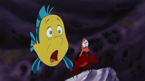 Image - Disney's The Little Mermaid - Poor Unfortunate Souls - Sebastian and Flounder Gasping ...