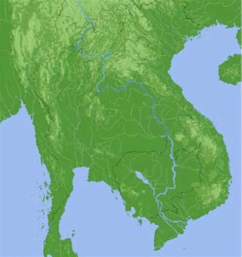 Southeast Asia's Mekong River flows out of China, through (or between)... | Download Scientific ...