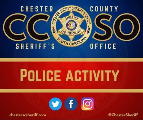 Chester County Sheriff's Office on Twitter: "Around noon today a Chester County Sheriff Deputy ...