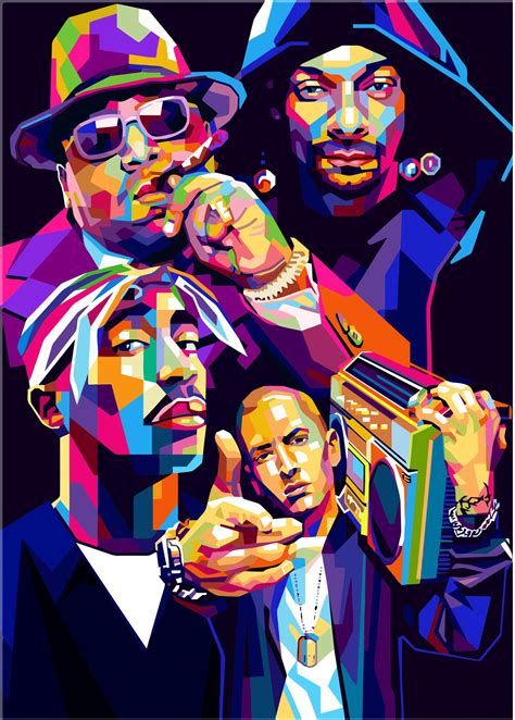 New Tupac Shakur Eminem Snoop Dogg Biggie Smalls Poster Print - Etsy Australia