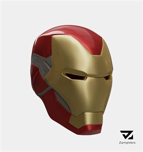 Iron Man Helmet 3D model 3D printable | CGTrader