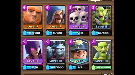 Clash Royale Arena 9 New Deck 2017 MARCH - YouTube