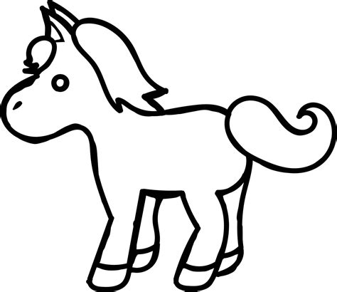 Cartoon Horse Coloring Pages at GetColorings.com | Free printable colorings pages to print and color