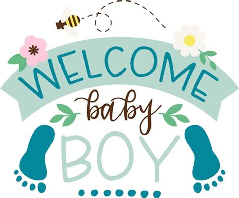 Free Welcome Baby Boy Clipart