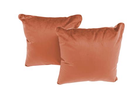 These gorgeous coral cushions are luxurious, yet soft for ultimate comfort and snuggling ...