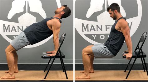 Challenging Chair Yoga Exercises - Man Flow Yoga