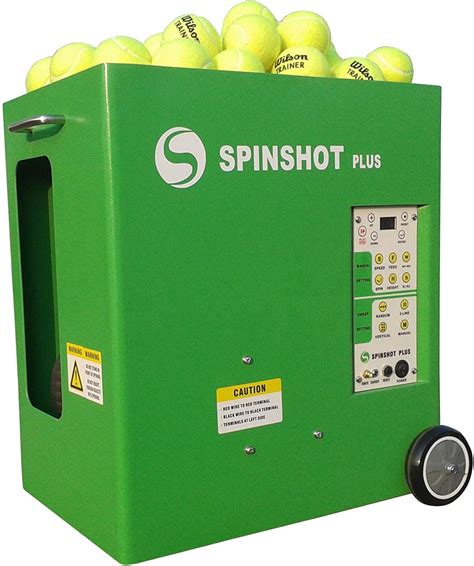 Amazon.com : Spinshot Plus Tennis Ball Machine (Best Model for an Intermediate Player) : Sports ...