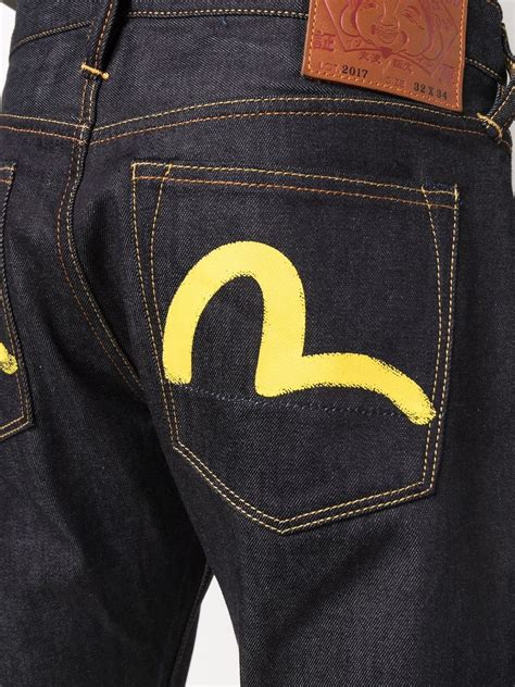 EVISU Rear logo-print Jeans - Farfetch