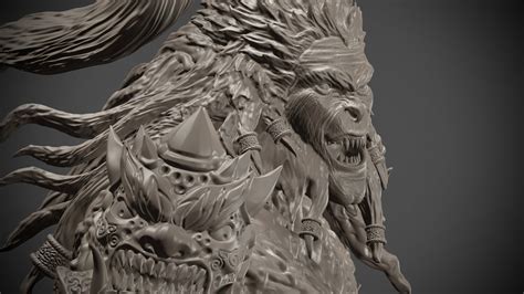 ArtStation - Wukong sculpt