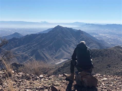 Christmas Eve hike to North Franklin Peak. Franklin Mountains State ...