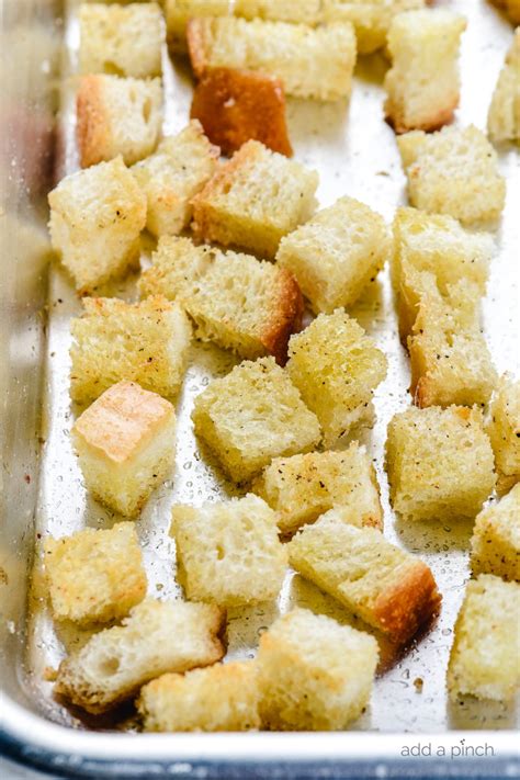 Homemade Croutons Recipe - Add a Pinch