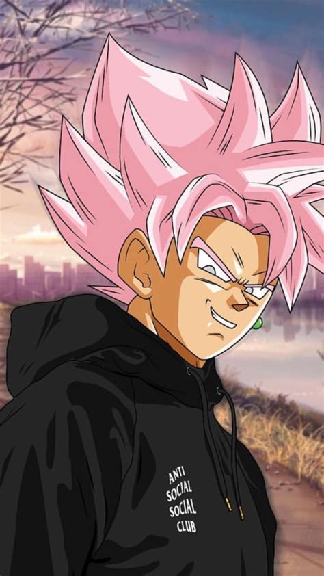 Super Saiyan Pink Goku Black Credits: @madebyrvk on instagram Dragon ...