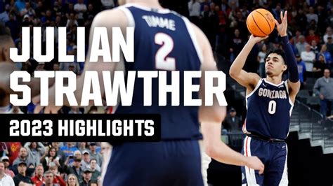 Julian Strawther 2023 NCAA tournament highlights - Win Big Sports