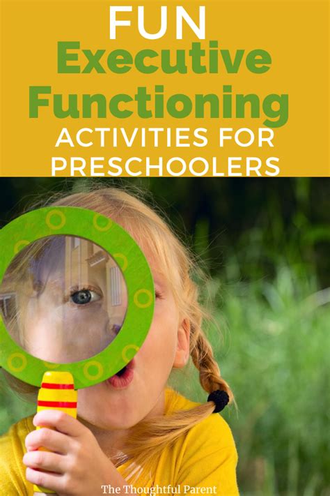 Executive functioning skills activities for preschoolers that really ...