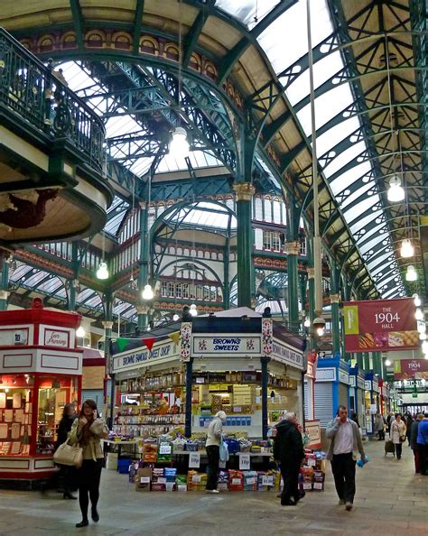 Leeds Kirkgate Market, Leeds, England | Description 1904 Hall, Kirkgate Market, Leeds, West ...