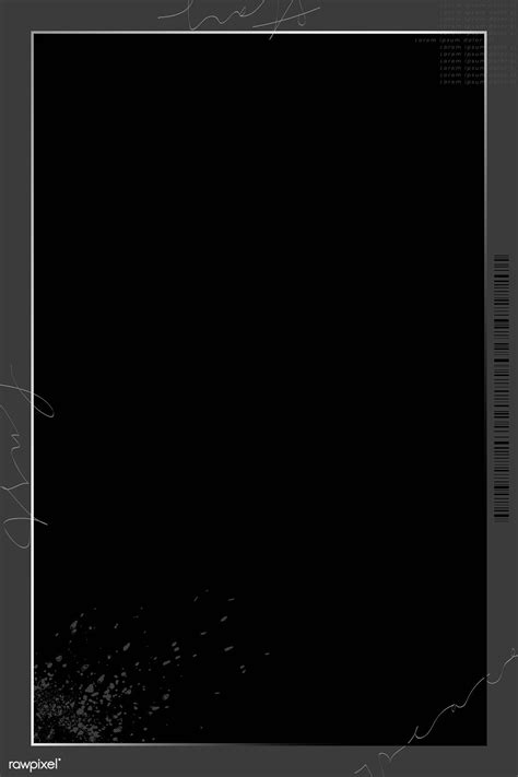 Blank grunge black background template | premium image by rawpixel.com / Techi | Background ...