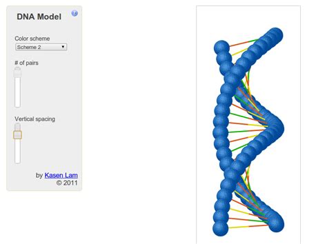 DNA Structure Animation in HTML5