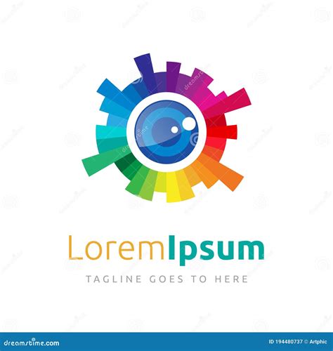 Colorful Eye Logo Template. Abstract Eye Icon. Stock Vector ...