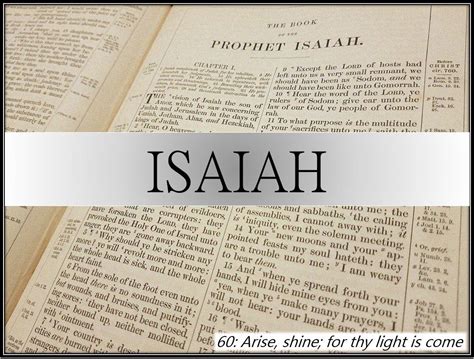 Isaiah 9 - Terrigal Christian Israelite Church