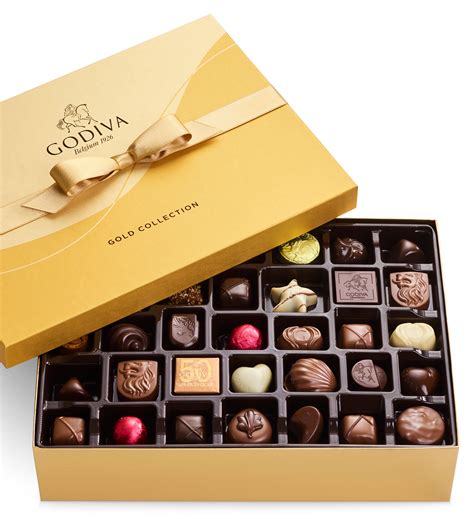 Godiva Gold Ballotin Chocolates Box | Simply Chocolate.com