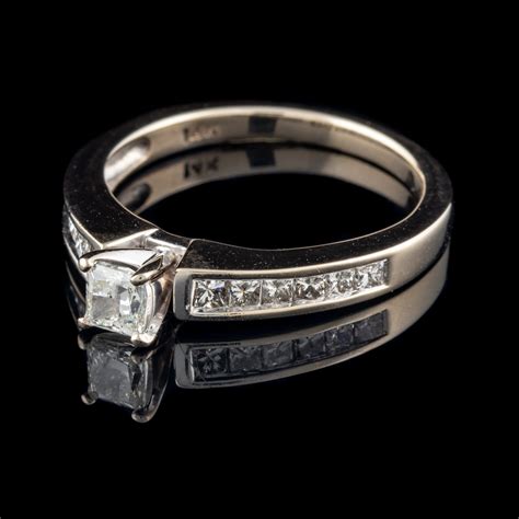 Pre-Owned 14K Princess Cut Diamond Ring