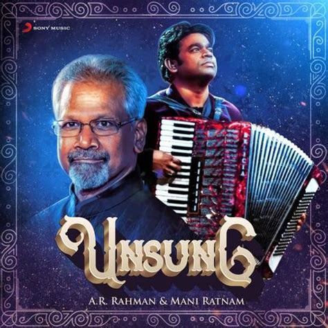 Unsung : A.R. Rahman & Mani Ratnam Songs Download: Unsung : A.R. Rahman ...