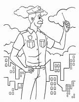 Policeman Coloring Page For Kids 13801600 Vector Art At Vecteezy sketch template