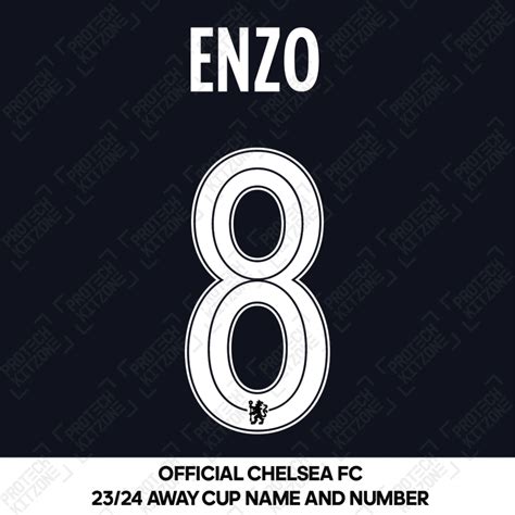 Enzo 8 (Official Name and Number Printing for Chelsea FC ...