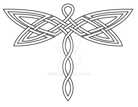 Celtic Knot Dragonfly 2 Revis by dystar on DeviantArt