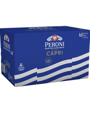 Buy Peroni Nastro Azzurro Stile Capri Bottles 330ml online with (same ...