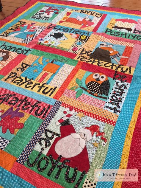 Be-Attitudes Quilt Finish! – It's a T-Sweets day! | Quilts, Applique ...