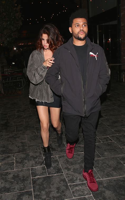 Selena Gomez With The Weeknd at TAO Beauty & Essex in Hollywood 4/6/2017 • CelebMafia