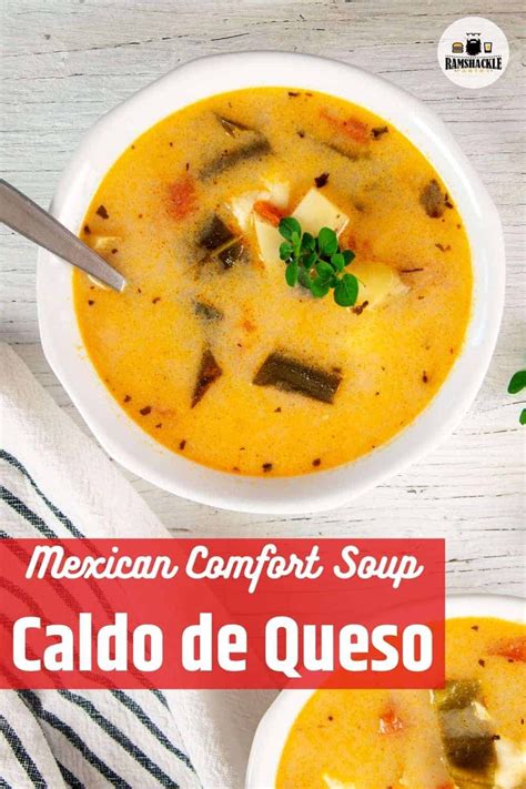 Caldo de Queso is a warm, comforting, and delicious Mexican soup that ...