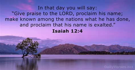 Todays Bible Verse Isaiah 431112 News And Views