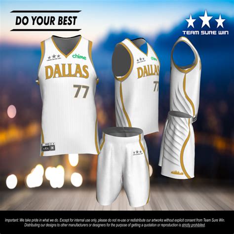 Dallas Mavericks 2021 City Edition - Team Sure Win Sports Uniforms