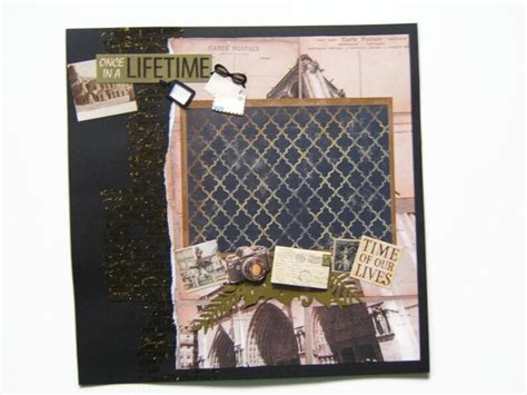 Travel Shadow Box Layout Travel Gift 12 by 12 Travel Layouts, Premade ...