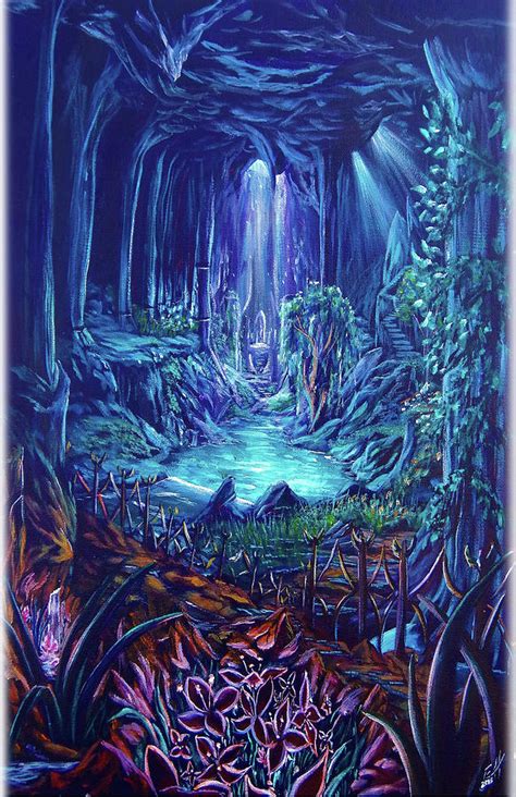 Euphoric Domain Beautiful Catacombs Painting by Ethan Hoekstra - Pixels